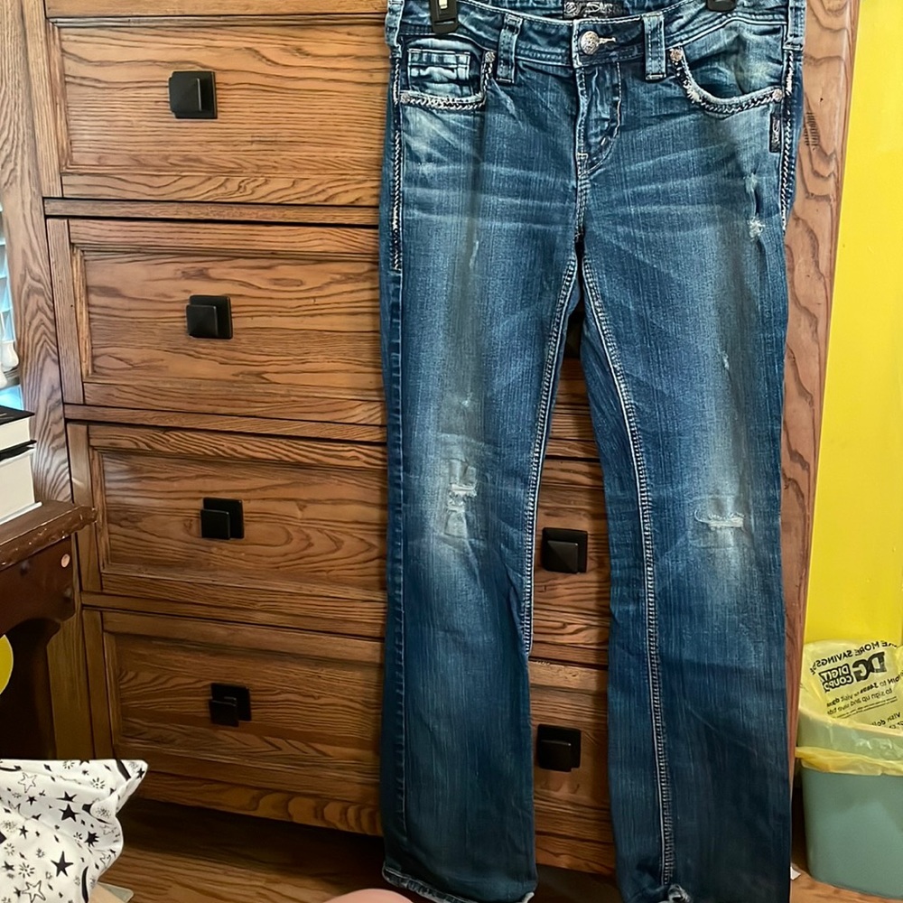 W30 L33 Silver jeans worn several times but still in excellent condition